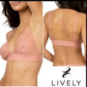 NWT Lively The Floral Lace Bralette, xs